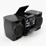 Emerson Portable CD/Cassette Stereo Boom Box, Black, large