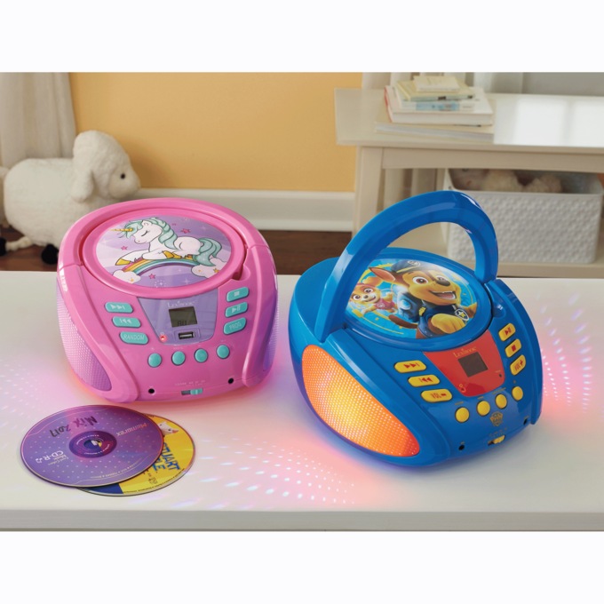Lexibook Kids&rsquo; Bluetooth CD Player with Lights, , large