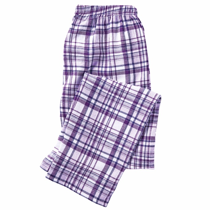 Women's Plaid Flannel PJ Set, Concord, large