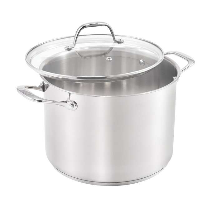 Guy Fieri Flavortown 10-Piece Stainless Steel Cookware Set, , large