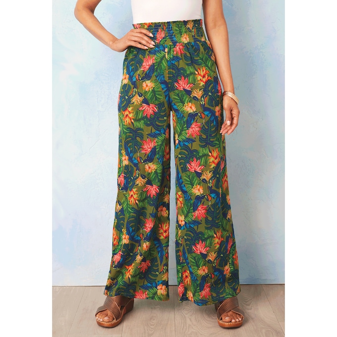 Gauze Pants, Tropical, large
