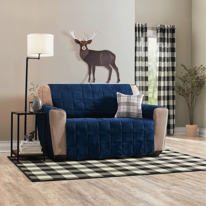 Oversized Faux-Suede Ultimate Furniture Protector, , large