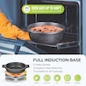 Granitestone 6-Piece Cast Aluminum Stackable Cookware Set, , large