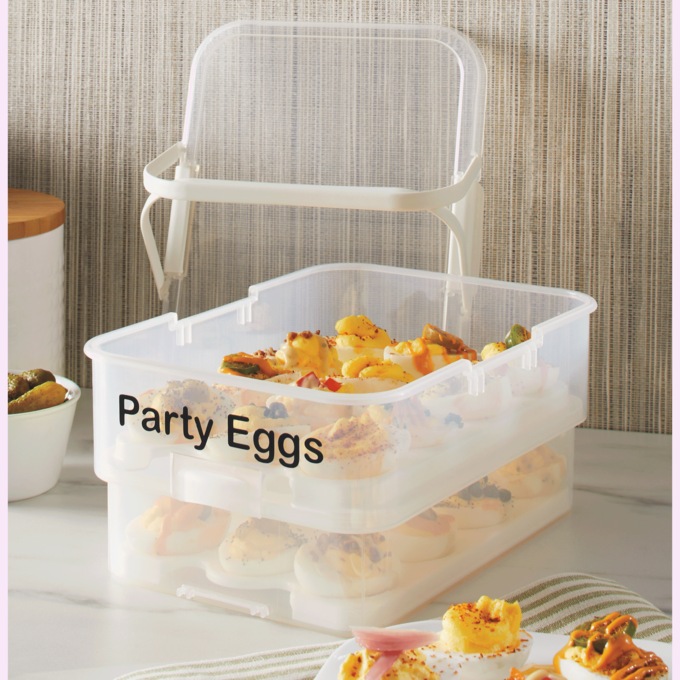 Progressive Snap Lock Collapsible Deviled Egg Carrier | Dr. Leonard's