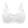 Bestform&reg; Wireless Cotton Bra, White, large