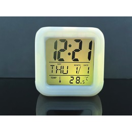 Glowing Digital Alarm Clock, , large