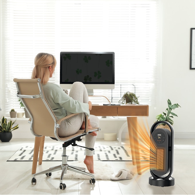 Handy Heater 3D Heat Tower, Black, large