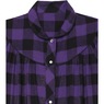 Flannel Snap-Front Duster, Purple, large