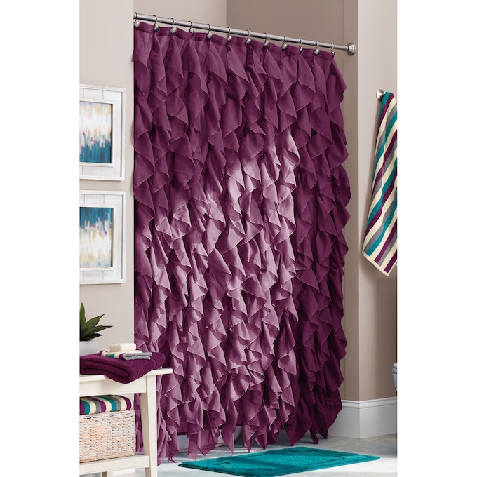 Cascade Shower Curtain, , large