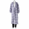 Men's Flannel Wrap Robe, , large
