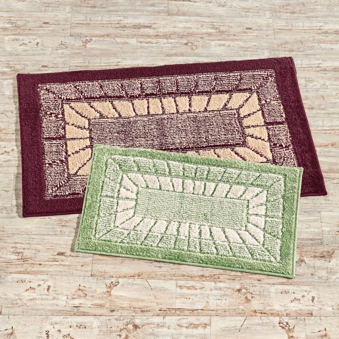 Radiance Scatter Rug, Burgundy, large