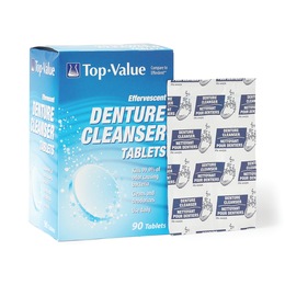 Effervescent Denture Cleanser Tablets, , large