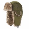 Men's Aviator Hat, Green, large
