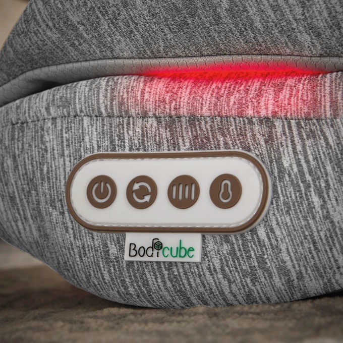 3D Heated Rejuvenator Foot Massager, Gray, large