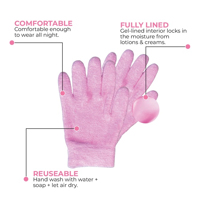 Spa Smooth Gel Gloves & Sock Set, , large