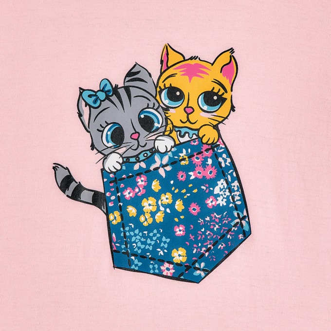 2-Pack Nightshirts, Kitties, large