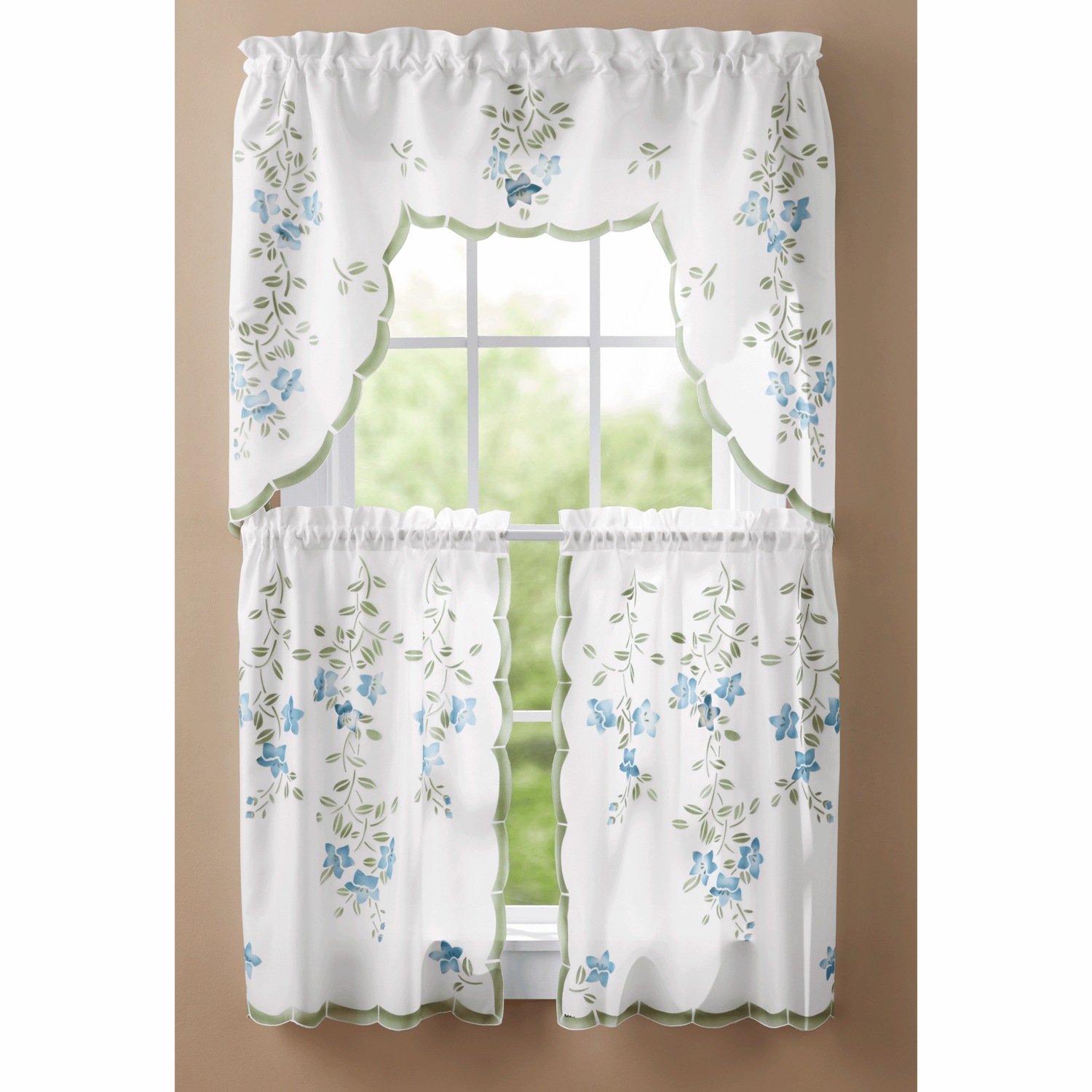 Floral Café Curtain Set | Dr. Leonard's