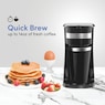 Elite Gourmet 1-Cup Coffee Maker with Travel Mug, Black, large
