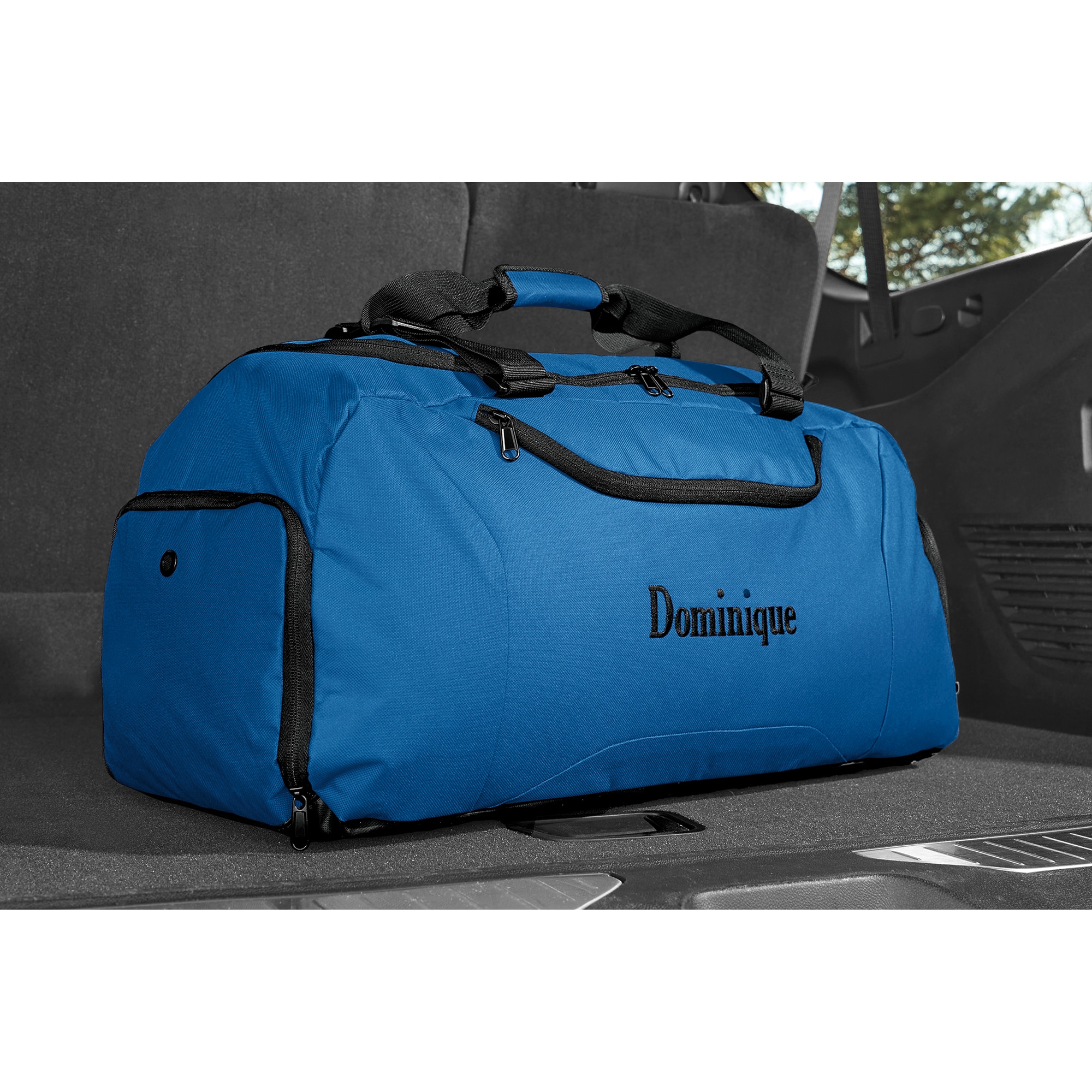 Personalized 23" Duffel with Shoe Pocket, Royal, large