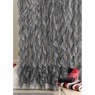 Cascade Shower Curtain, Charcoal, large