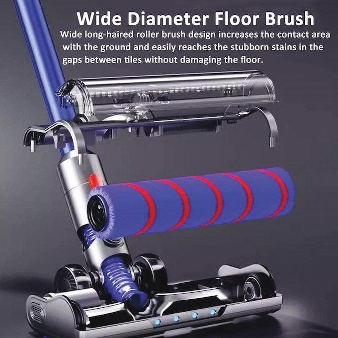 Milex Lazer Storm Cordless Turbo Cleaner, Blue, large