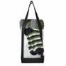 Tote, Throw & Socks Gift Set, Green Plaid, large