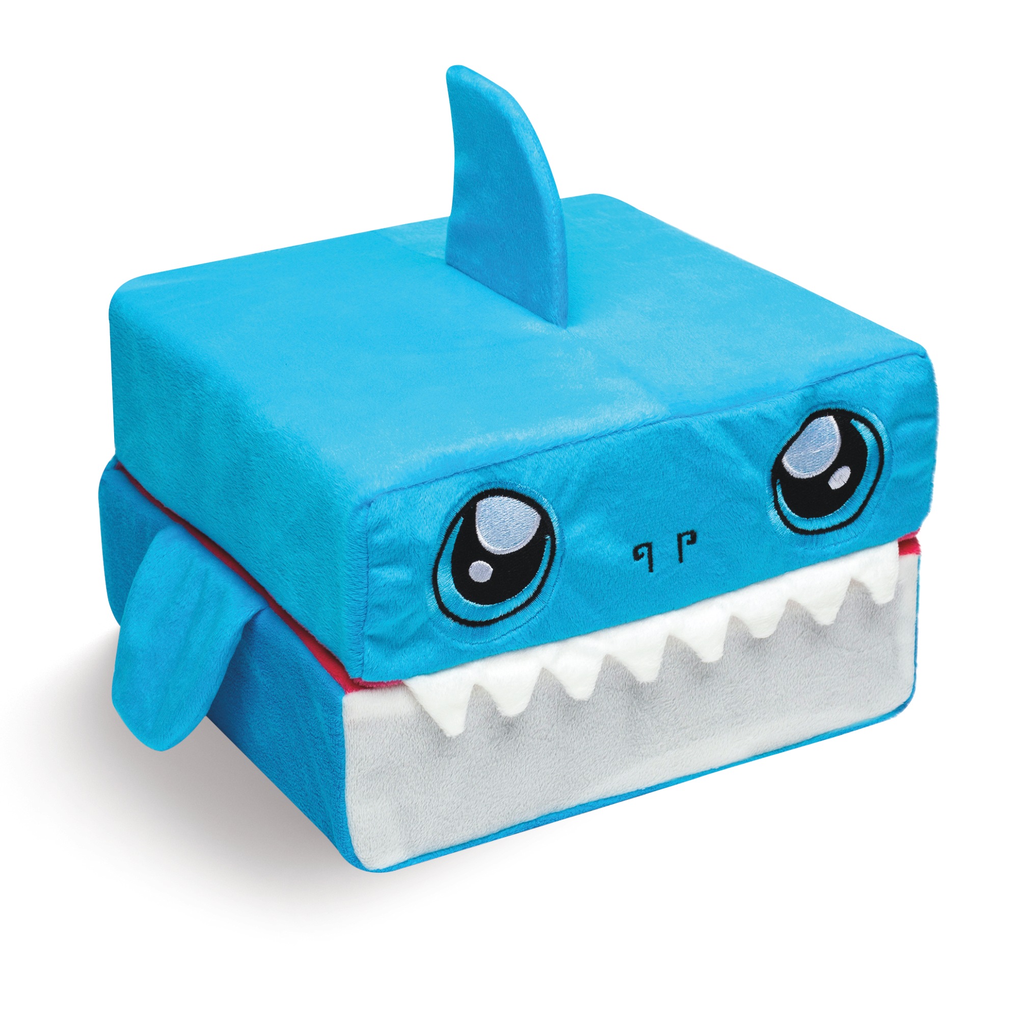 Pillow Cube Kid, Blue Shark, large