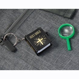 Holy Bible Keychain, , large