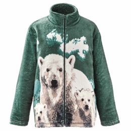 Sherpa Print Jacket, , large