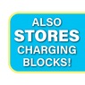 Cord Daddy Portable Cord Organizer with Built-in Cable Tester, Black, large