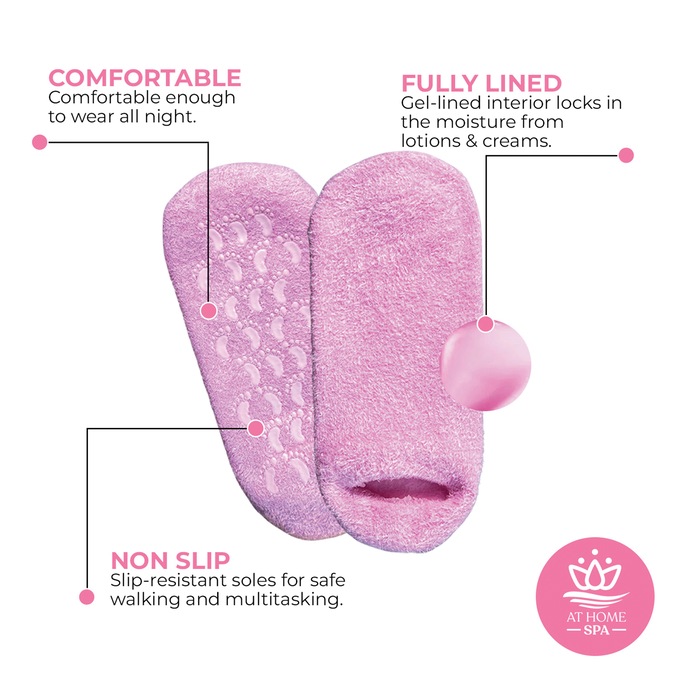 Spa Smooth Gel Gloves & Sock Set, , large