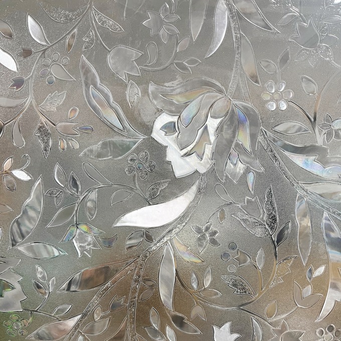 Window Film, Decorative Flower, large