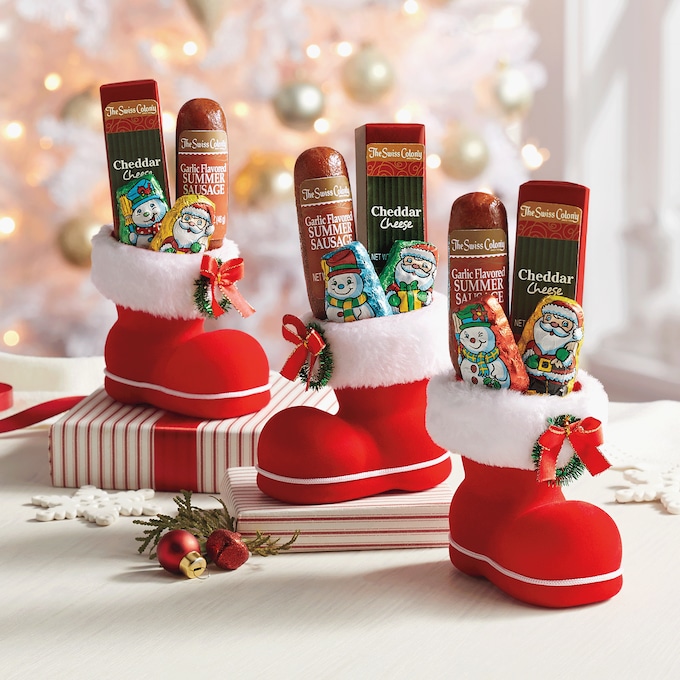 Set of 3 Santa Boots, , large