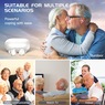Bilateral Hearing Aids with Charging Case, White, large