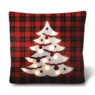Light-Up Plaid Holiday Pillow, , large