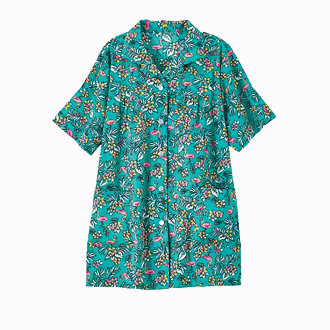 Button-Front Smock, , large