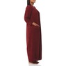Snap-Front Long Terry Robe, Wine, large
