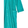 Snap-Front Long Terry Robe, Tropical Green, large