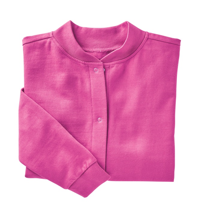 Snap-Front Cardigan, Carnation, large