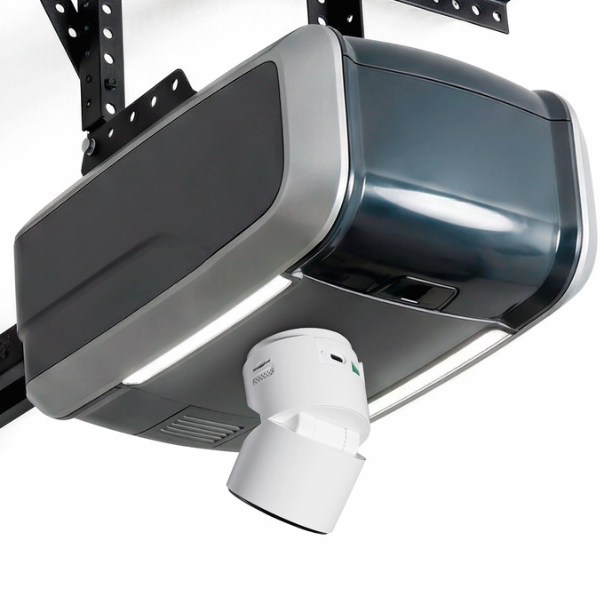 Energizer Smart Garage Door Opener with Camera, White, large