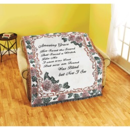 &quot;Amazing Grace&quot; Throw, , large