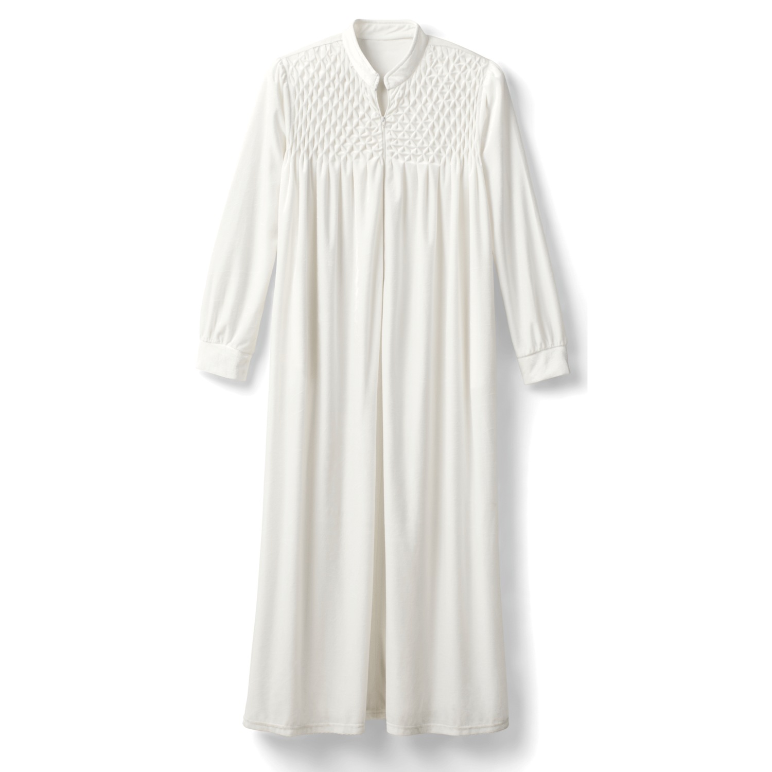 chinese dress ladies Mamu Maxi Dress White in Knit Fabric main image 1