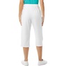 Knit Capri, White, large