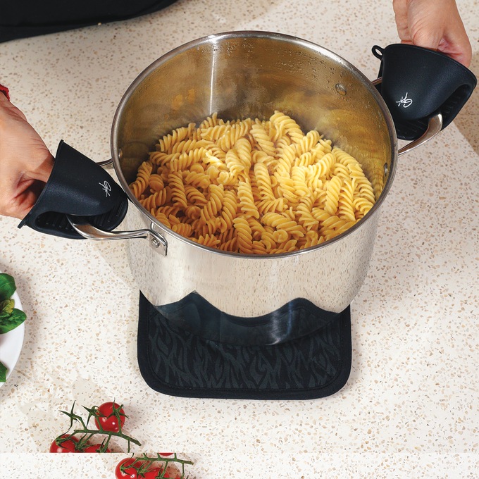 Guy Fieri Flavortown 10-Piece Stainless Steel Cookware Set, , large