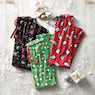 Holiday Fleece Women's Pajama Pant in Festive Print, , large