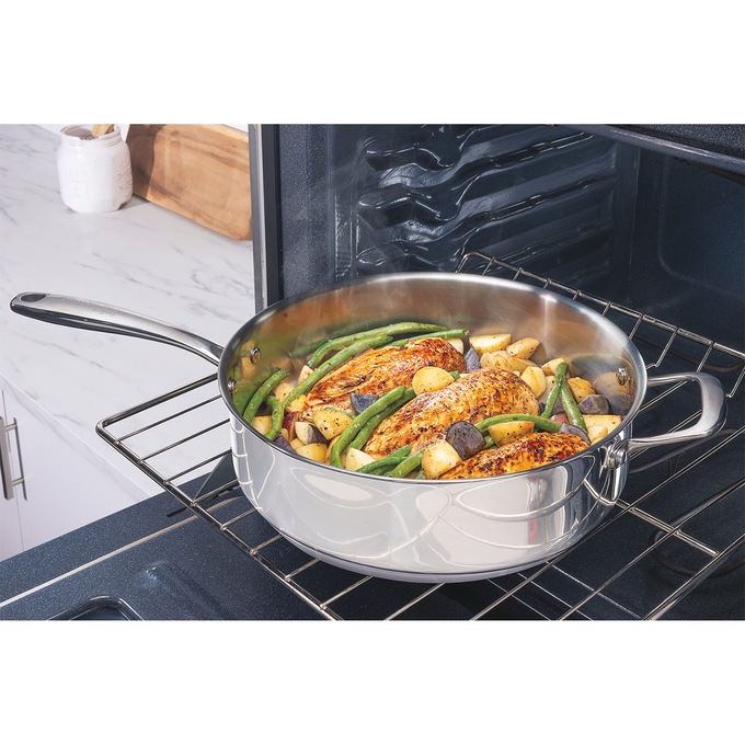Guy Fieri Flavortown 10-Piece Stainless Steel Cookware Set, , large