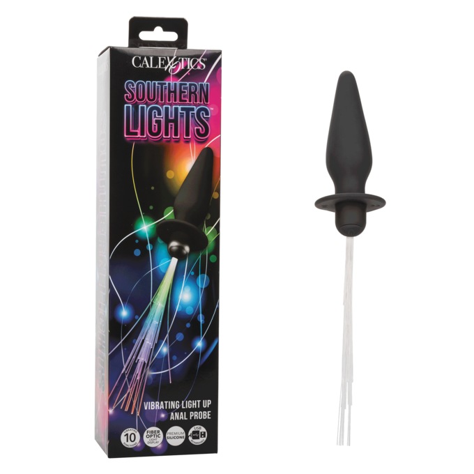 Southern Lights Vibrating Light Up Anal Probe By Calexotics, , large