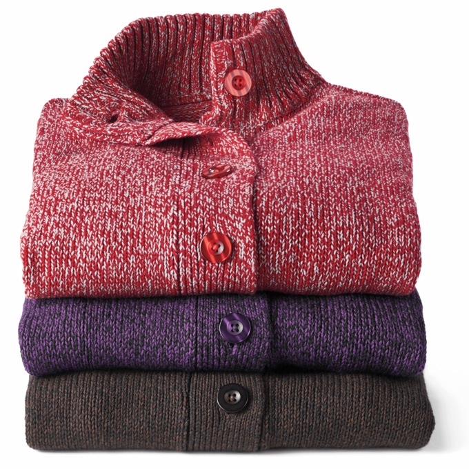 Marled Cardigan, , large