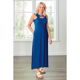 Sweetheart Neck Lounging Maxi, , large