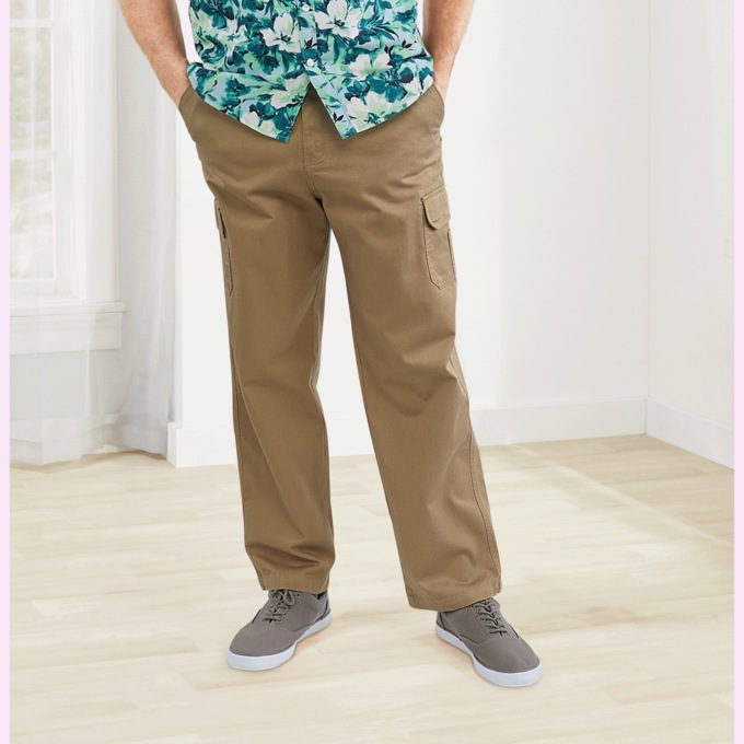 Men's Woven Cargo Pant, , large